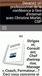 Mobile Screenshot of christine-morlet.fr